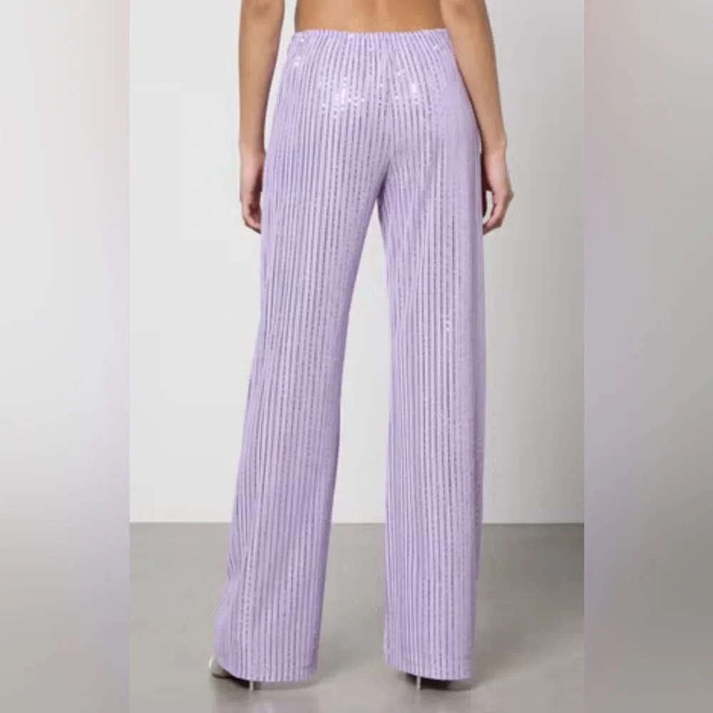 New! Stine Goya Markus Sequin Pants Lavender Purple Sz‎ XS $280